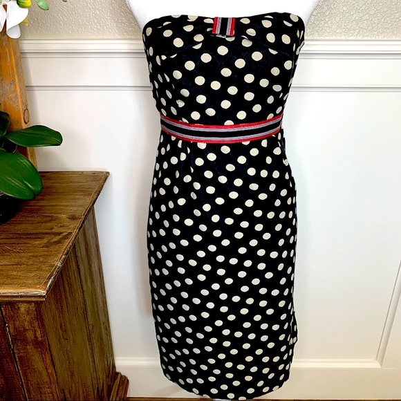 Anthropologie Dresses & Skirts - Anthropologie Maeve Strapless Polkadot Dress